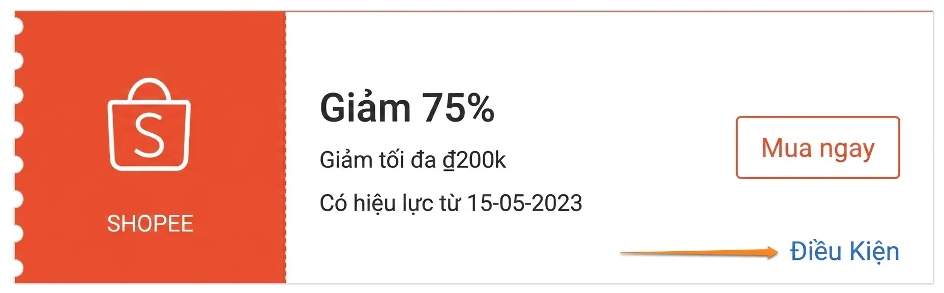 Điều kiện áp dụng mã giảm giá shopee