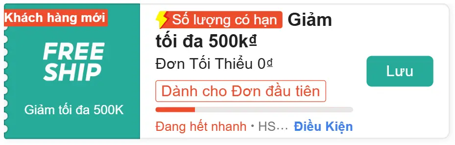 Mã miễn phí vận chuyển shopee